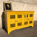 Buffet jaune vintage
