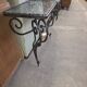 Wrought iron console