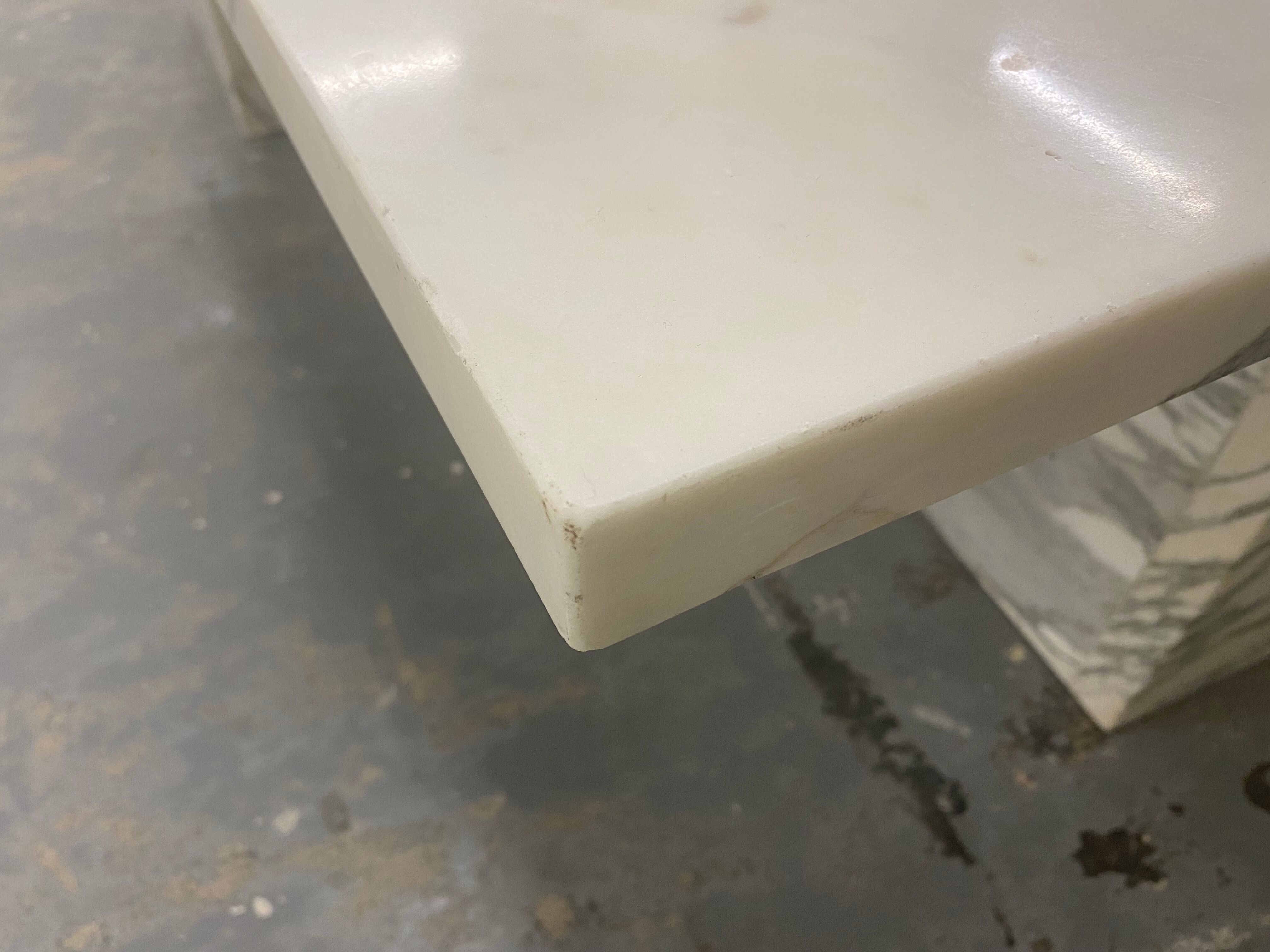 Marble coffee table Arabescato 70s