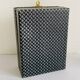 Art Nouveau silver-plated napkin holder with hallmark + case