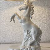 White ceramic zoomorph lamp