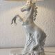 White ceramic zoomorph lamp