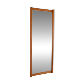 Miroir vintage scandinave des années 1960 en pin
