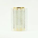 Paire d'appliques murales en verre dépoli et laiton, style Mid-Century - Doria, Allemagne, années 1960