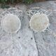 Set of 4 wrought iron chairs