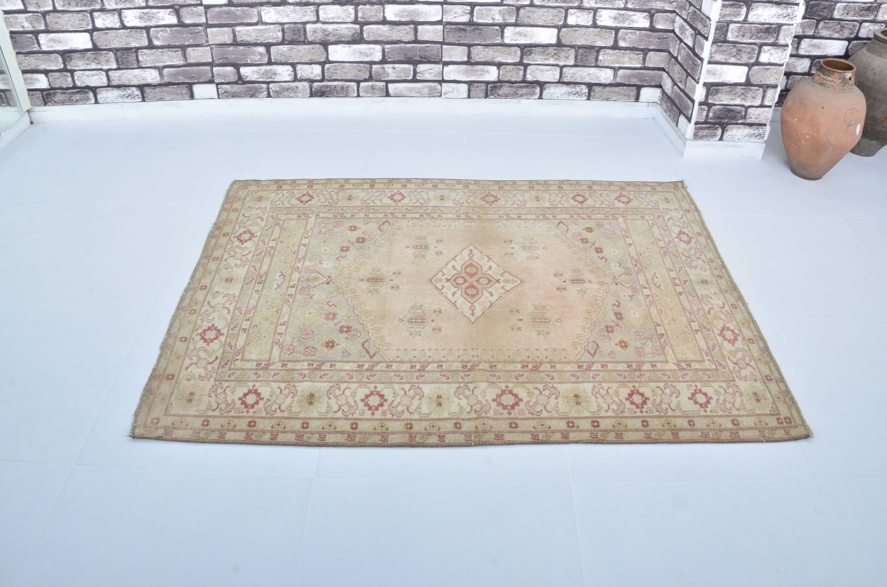 Handknotted Floor Vintage Rug sku3436