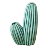 Vase en céramique à cactus, décoration à deux branches, décoration d'intérieur du sud-ouest