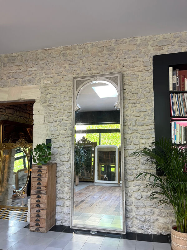 Miroir époque milieu XXème 230x80,5cm