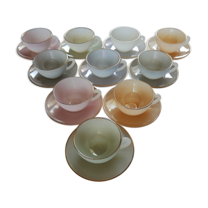Ensemble de 10 tasses