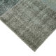 Hand-Knotted Turkish Vintage 170 cm x 245 cm Grey Patchwork Rug