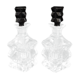 Bottles (wine-oiling) Art Deco in Stylized Glass