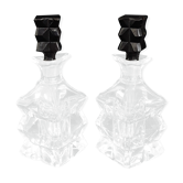 Bottles (wine-oiling) Art Deco in Stylized Glass