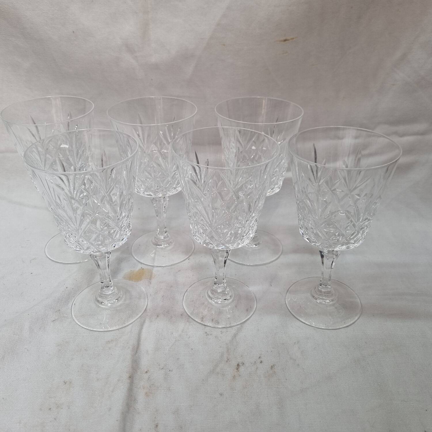 Crystal wine glasses from 1980