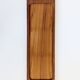 Danish vintage service teak tray, smoked glass bowls, spoon fork.