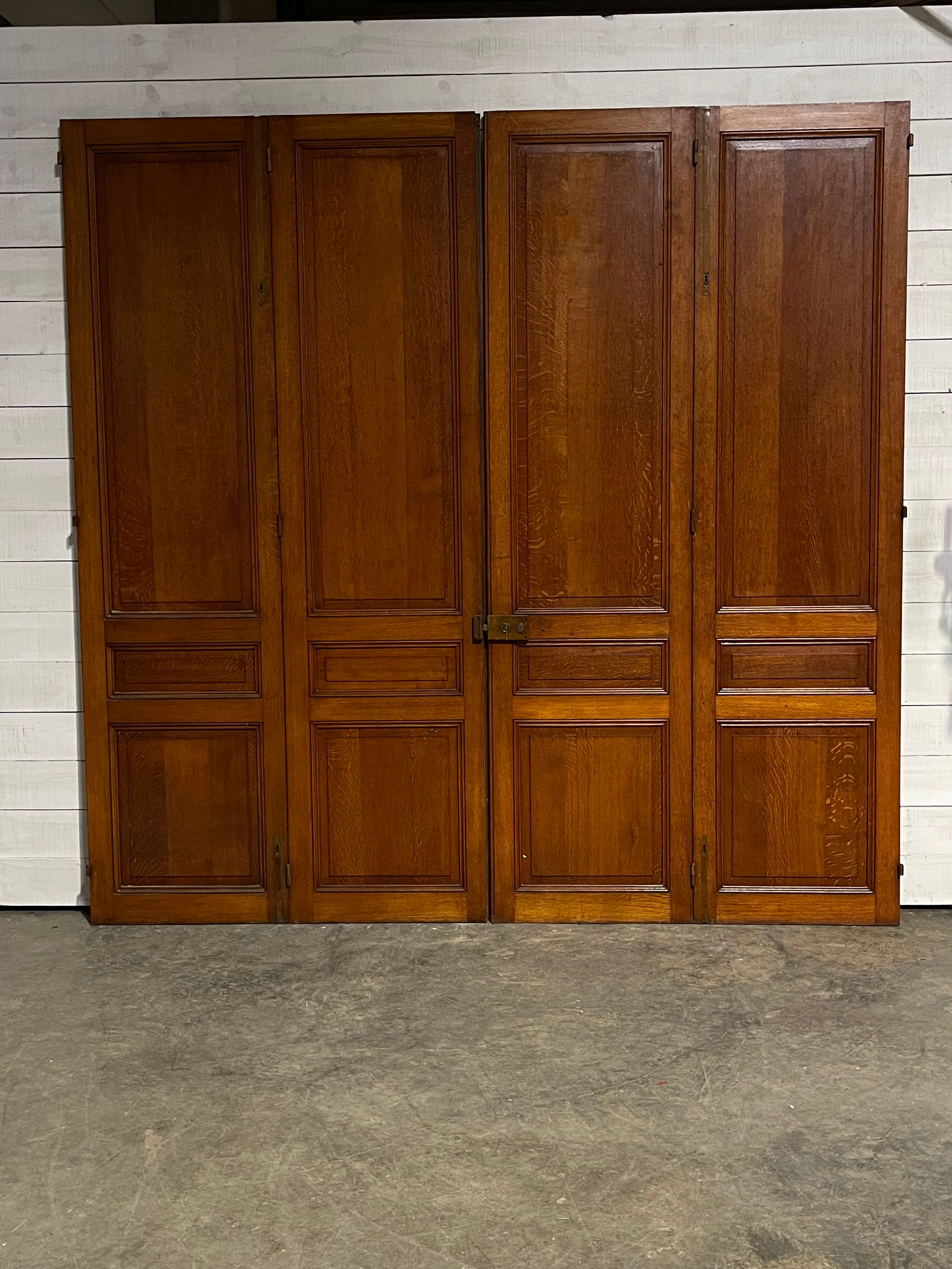 Old oak doors