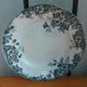 Flat porcelain plate Moulin des Loups and Hamage model Marie-Louise