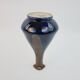 Fournier Demars vase in blue enameled ceramic