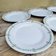 Set of 8 small plates Creil and Montereau