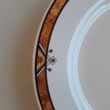Set of 4 porcelain plates from Sarreguemines - pyroblan - cordoba model