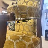 Voltaire armchair with a rack mechanism