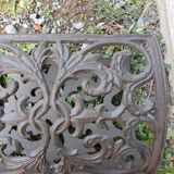 Cast iron magazine rack / wood log rack