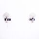 Pair of vintage glass wall light