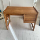 Small wooden desk (fir), 1970