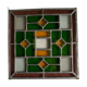 Old stained glass window