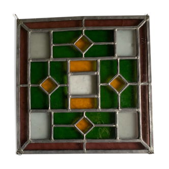 Old stained glass window