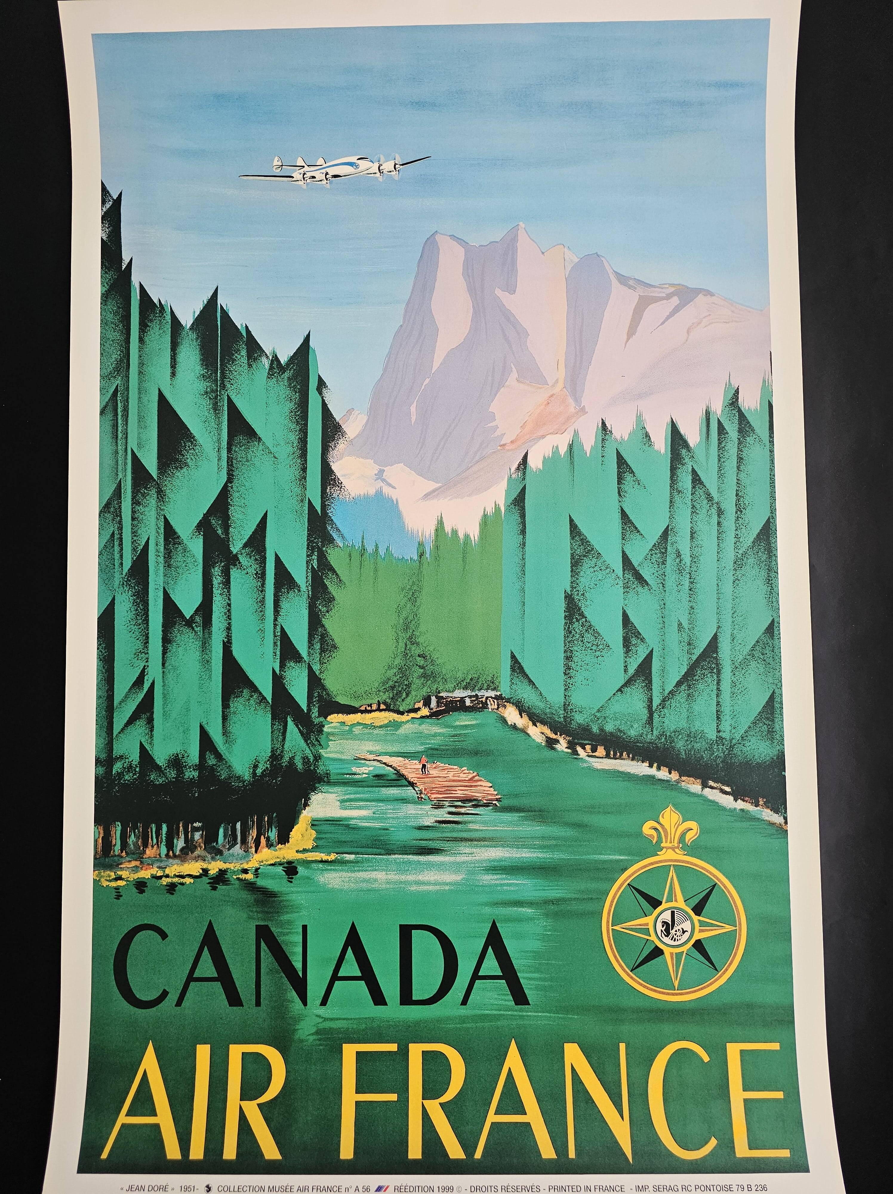 Air france - canada poster