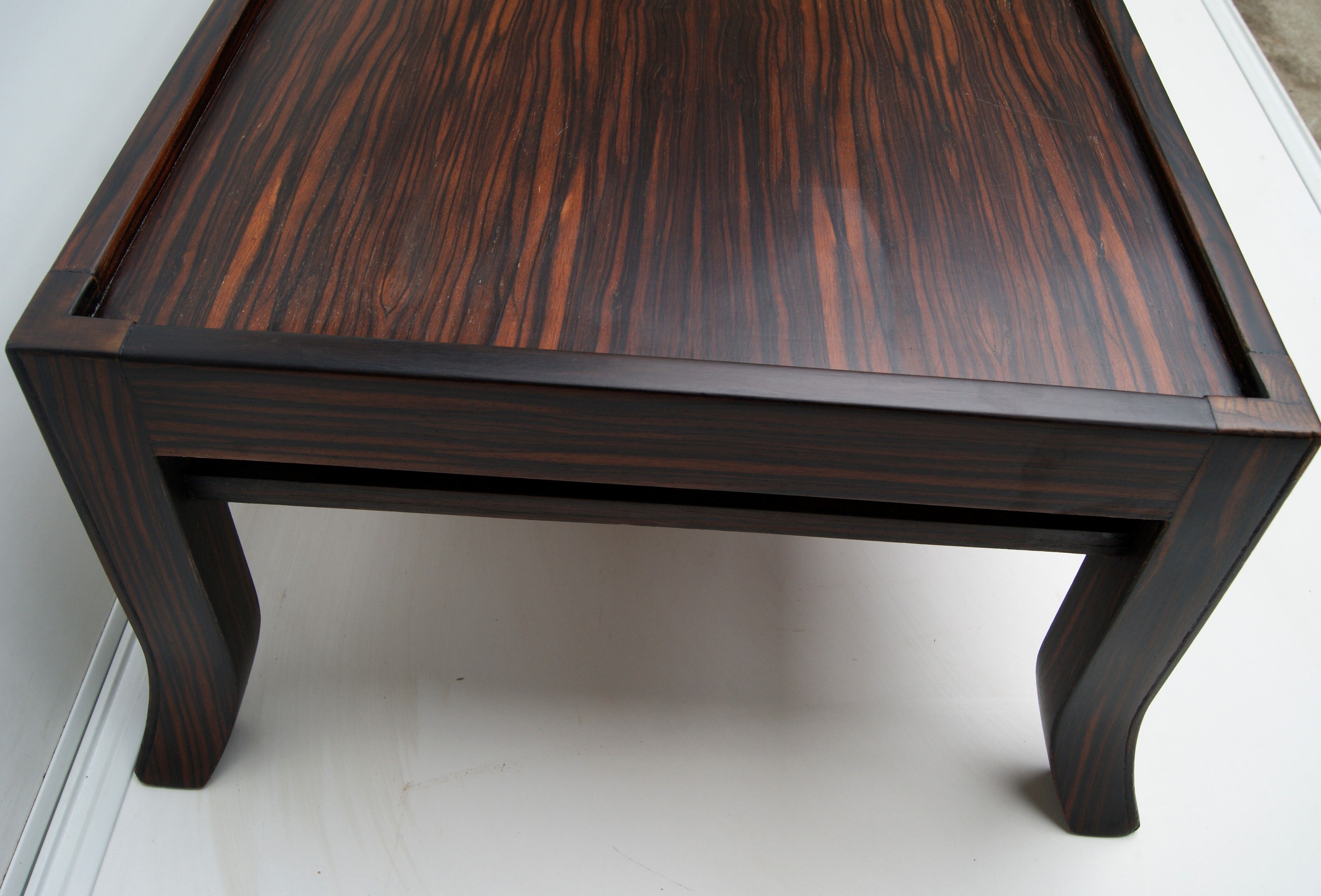 Macassar ebony coffee table 1970