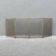 Antique fireplace screen from the 19th century, Napoleon III spark guard.
