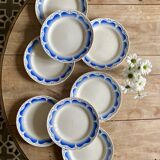 Set of 8 vintage dinner plates