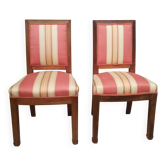 Paire de chaises empire