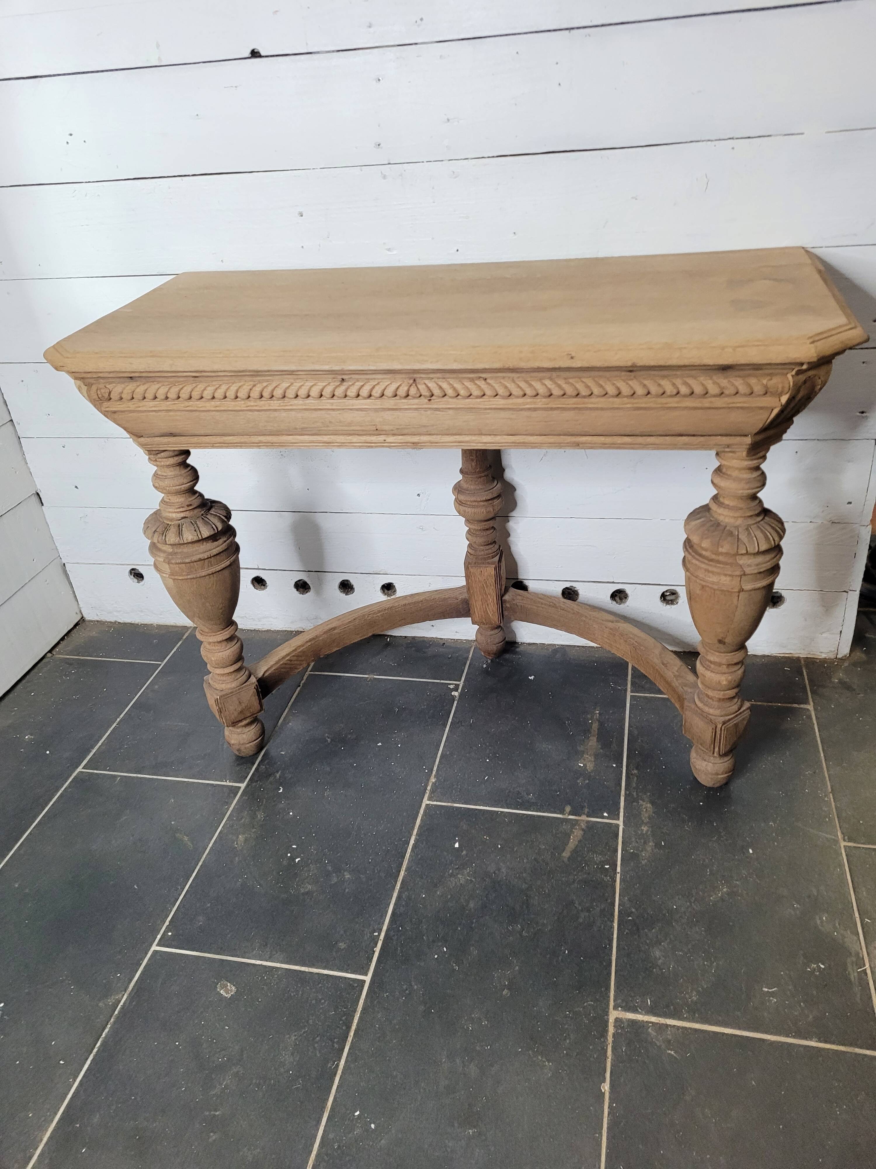 Old oak console