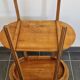 Vintage side table solid wood - 1940s/1950s