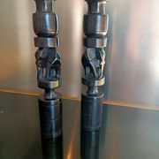 Vintage ebony candlesticks