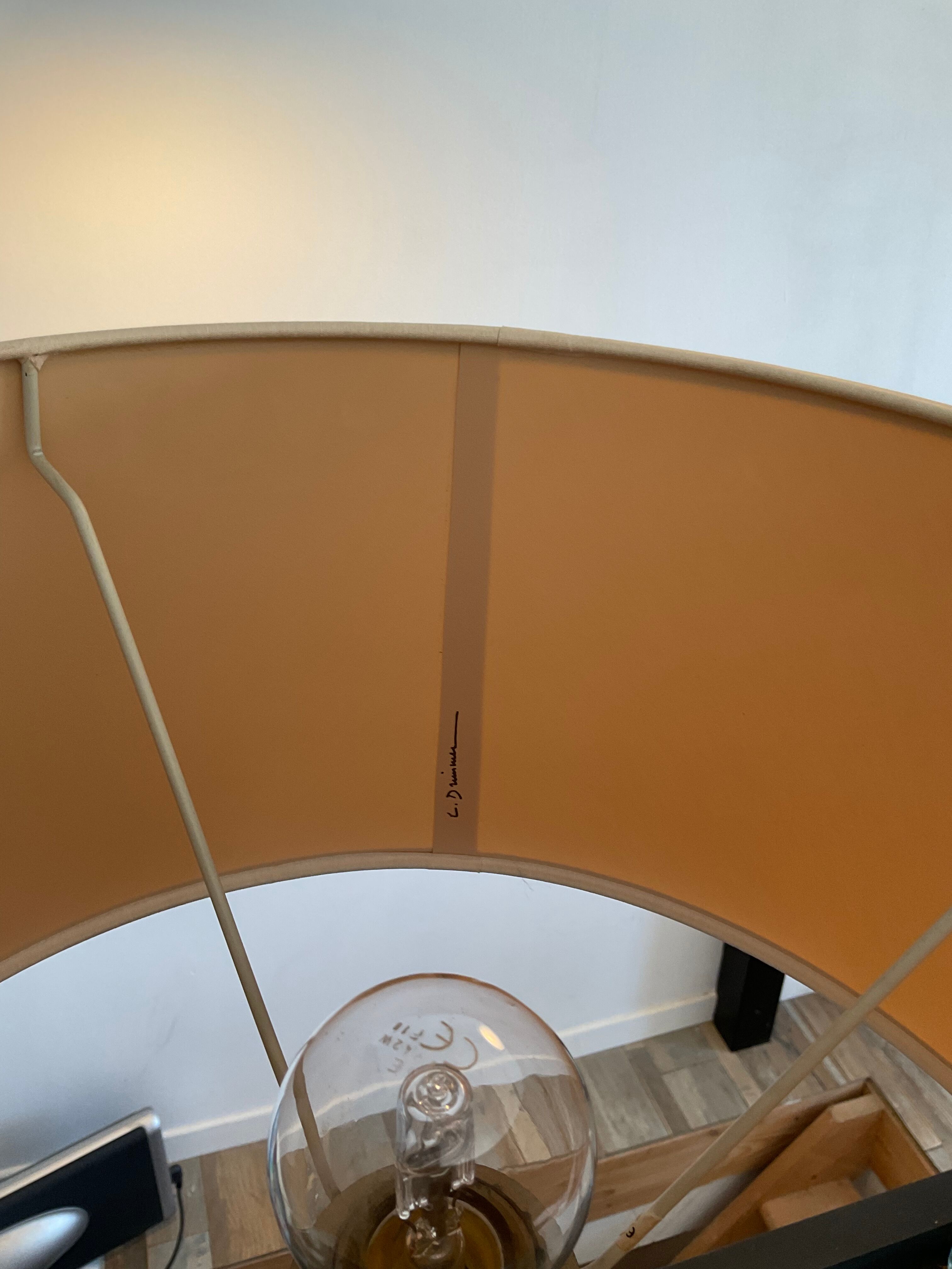 Louis Drimmer brass lamp from the 70s