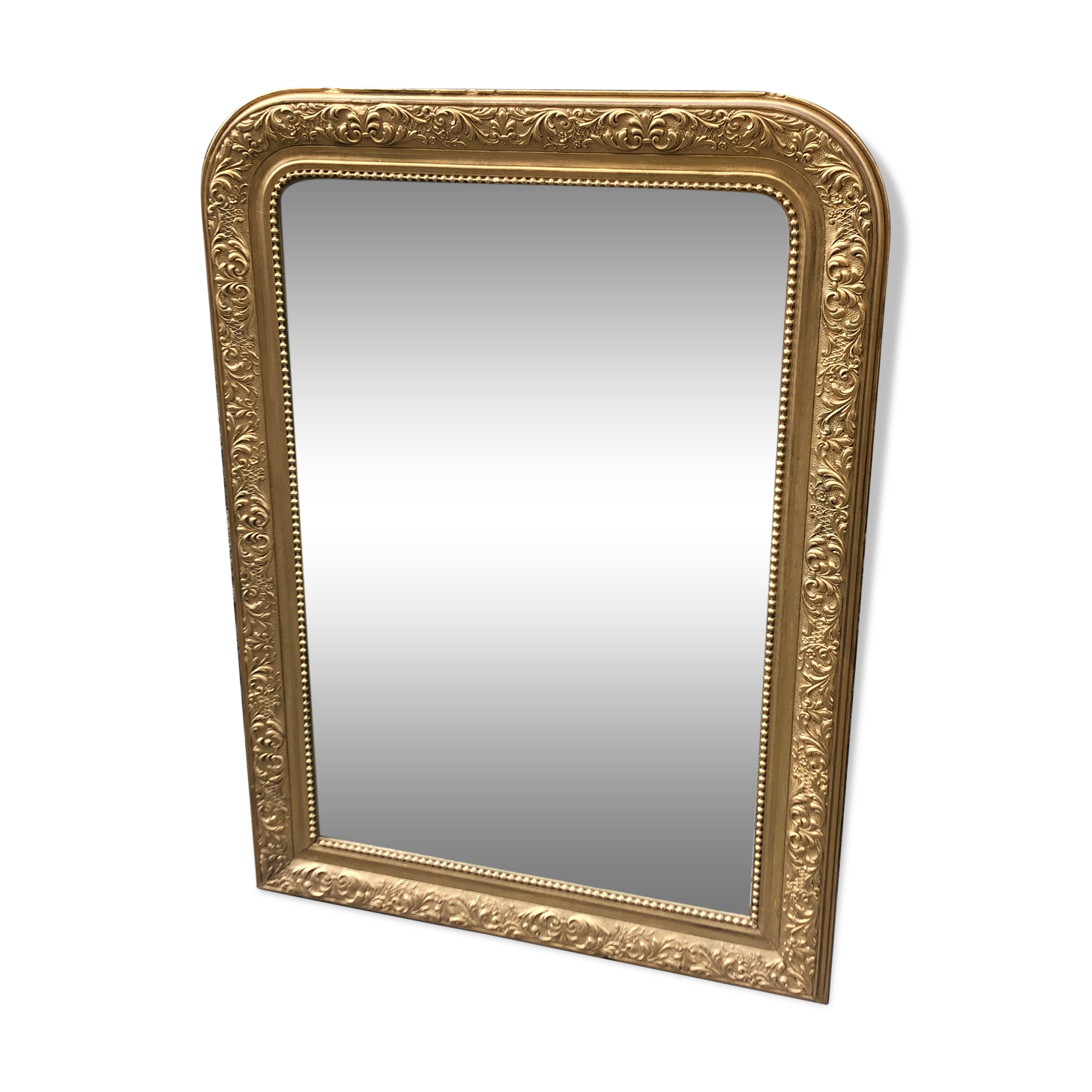 Golden mirror 103x74cm