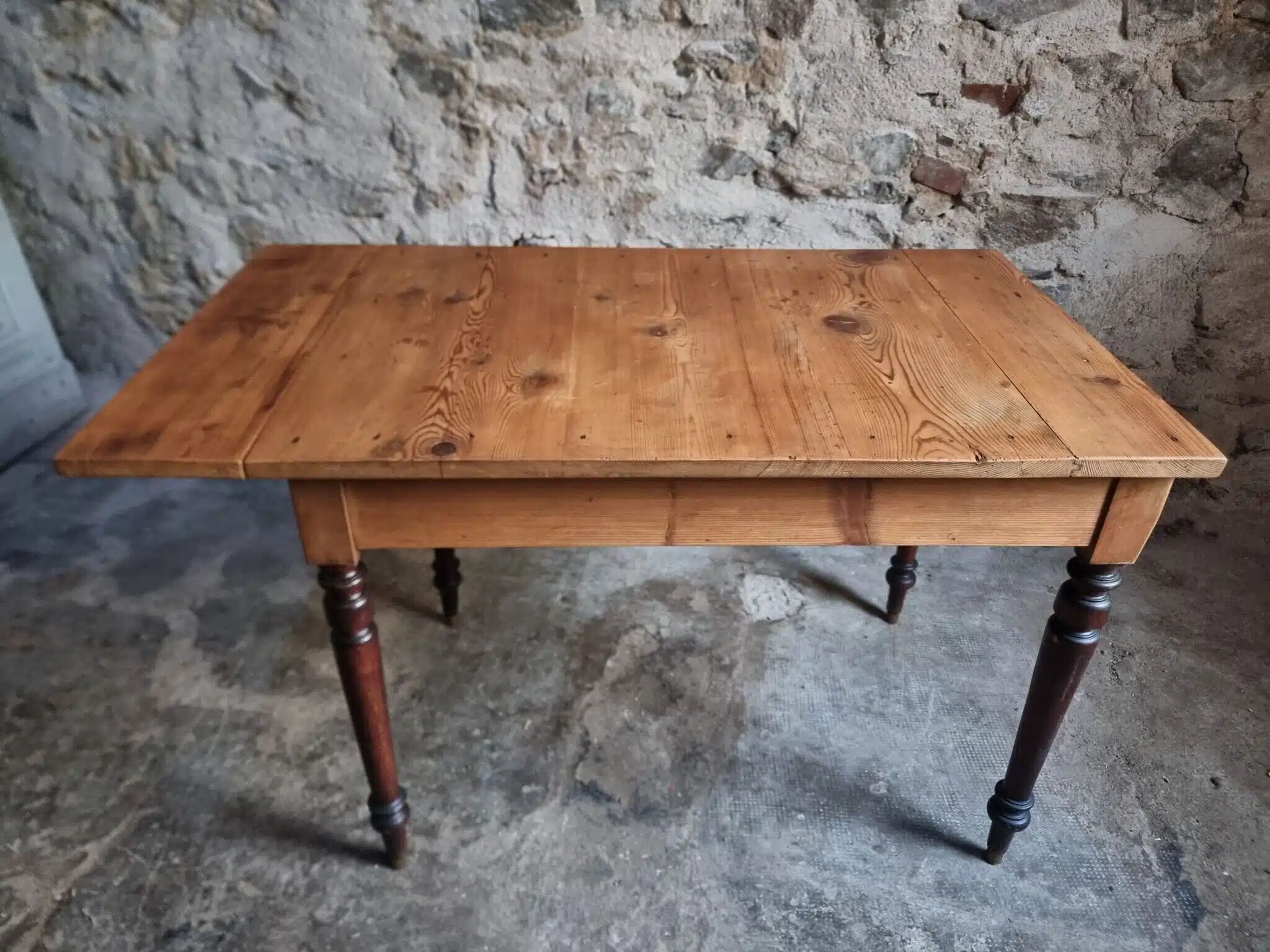 French vintage kitchen/desk table, extendable, 1930s
