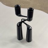 Menu candlestick set in black by Mikaela Dörfel