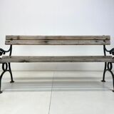 Banc en fonte et bois du XIXe siècle