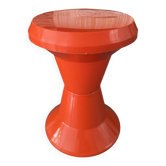 Tabouret plastique orange Taormina