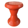 Orange plastic stool Taormina