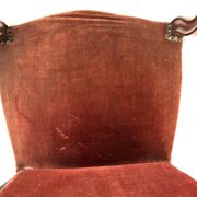 Paire de fauteuils Louis Philippe en acajou massif