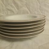 Fine porcelain soup plates