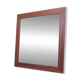 Mirror in mahogany frame, Danish design, 1970s, production: Denmark
