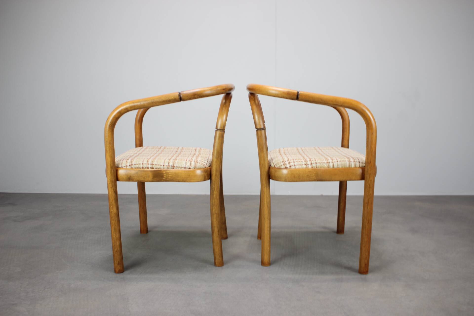 Set of bentwood chairs from the 1980s by Antonín Šuman for TON, Czechoslovakia.