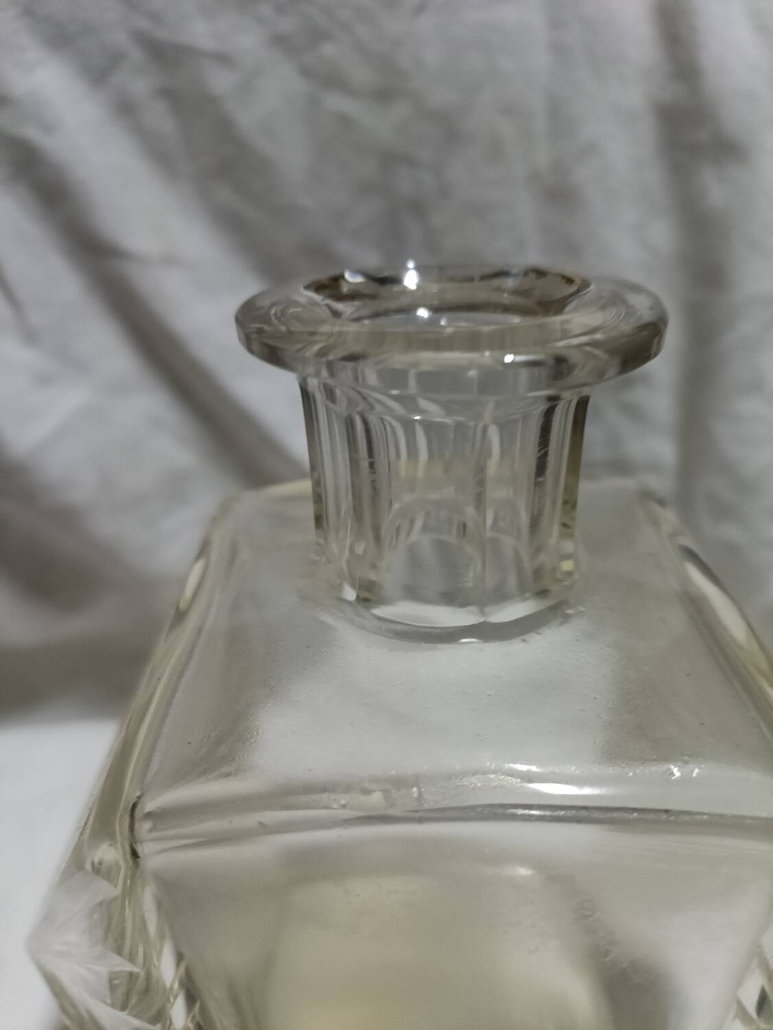 Art Deco crystal carafe
