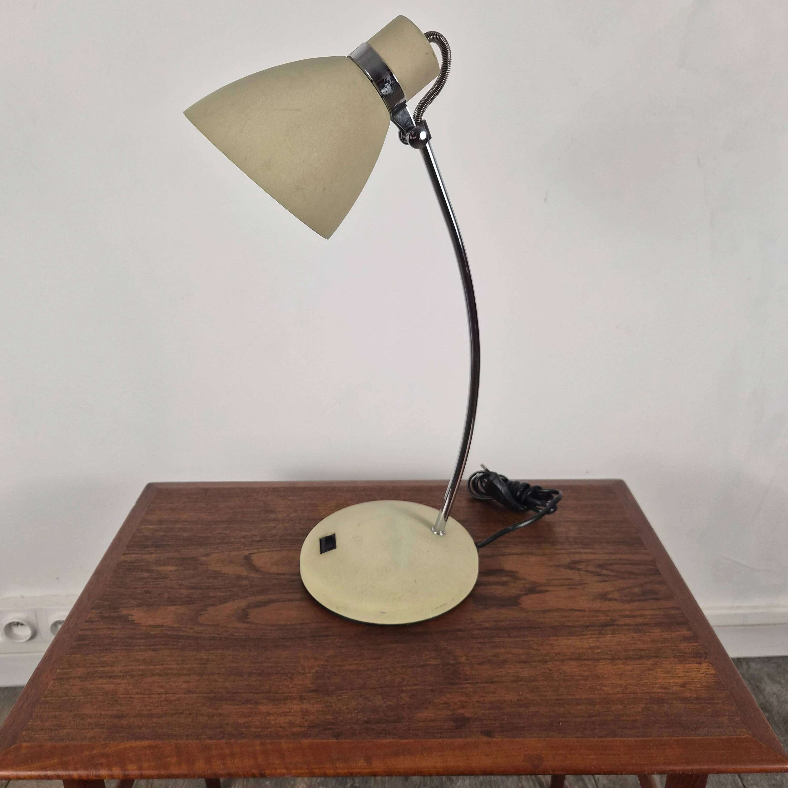 Table lamp in metal by Massive Leuchten, Germany, 1960